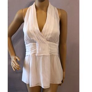 Banana Republic chiffon lavender blouse